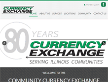 Tablet Screenshot of mycurrencyexchange.com